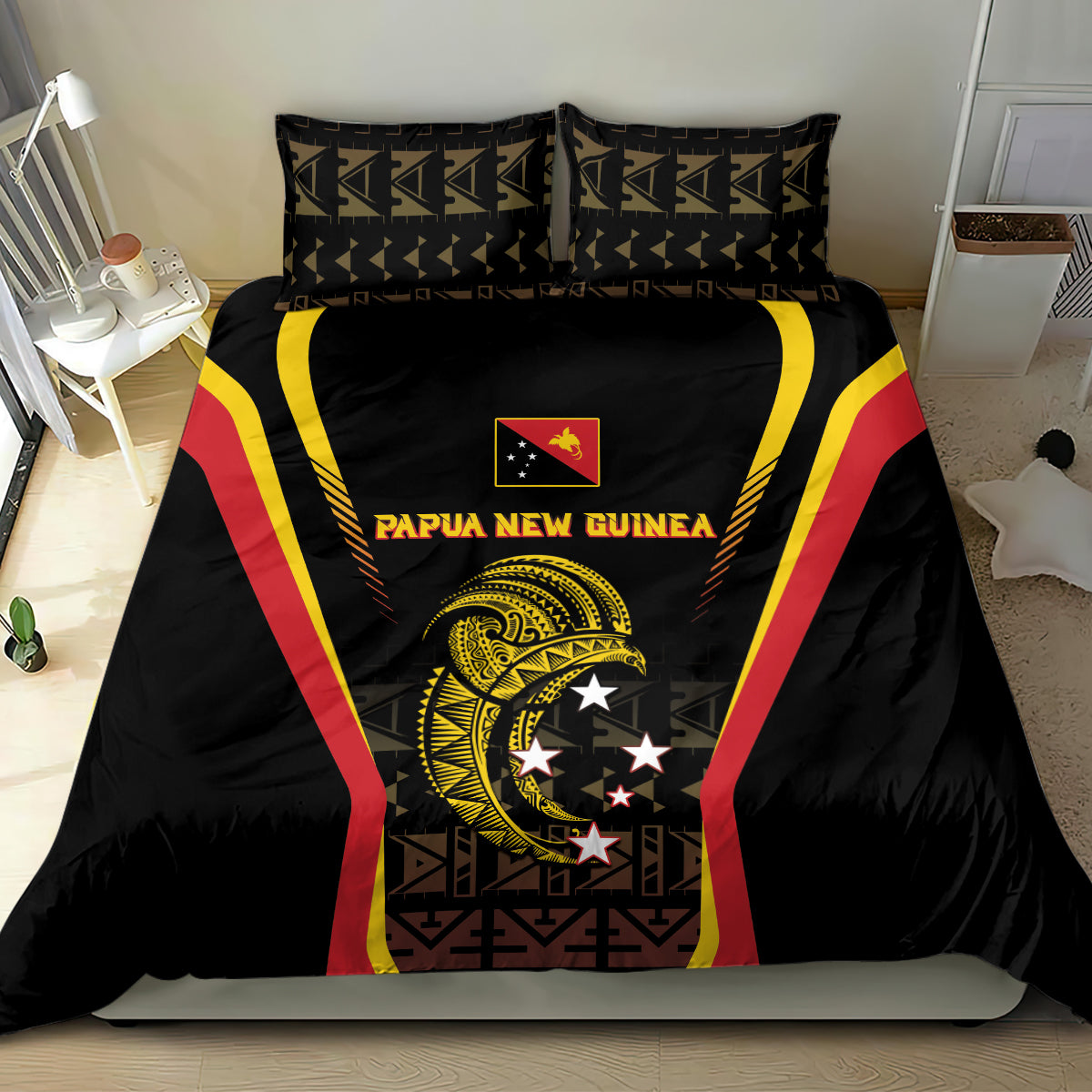 Papua New Guinea Cricket Bedding Set 2024 World Cup