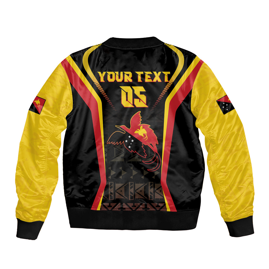 Custom Papua New Guinea Cricket Bomber Jacket 2024 World Cup