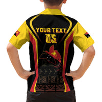 Custom Papua New Guinea Cricket Family Matching Summer Maxi Dress and Hawaiian Shirt 2024 World Cup