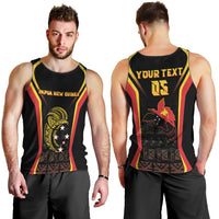 Custom Papua New Guinea Cricket Men Tank Top 2024 World Cup