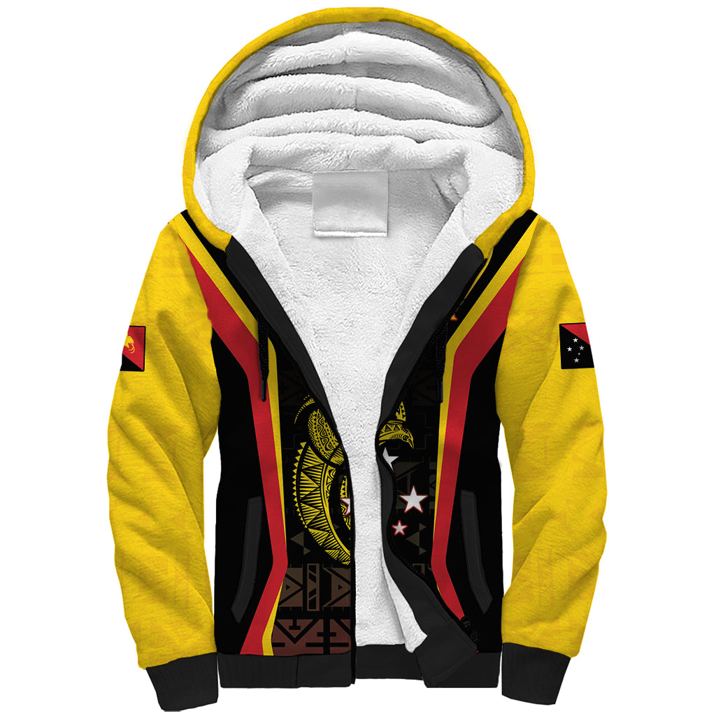 Custom Papua New Guinea Cricket Sherpa Hoodie 2024 World Cup