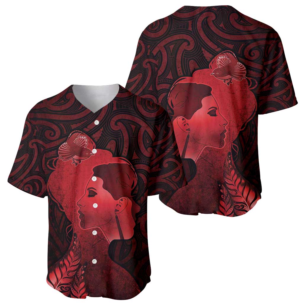 Aotearoa Mana Wahine Baseball Jersey The Spiritual Power Of Women LT05 - Polynesian Pride