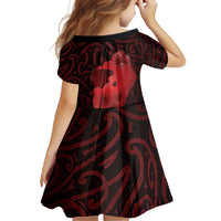 Aotearoa Mana Wahine Family Matching Short Sleeve Bodycon Dress and Hawaiian Shirt The Spiritual Power Of Women LT05 - Polynesian Pride