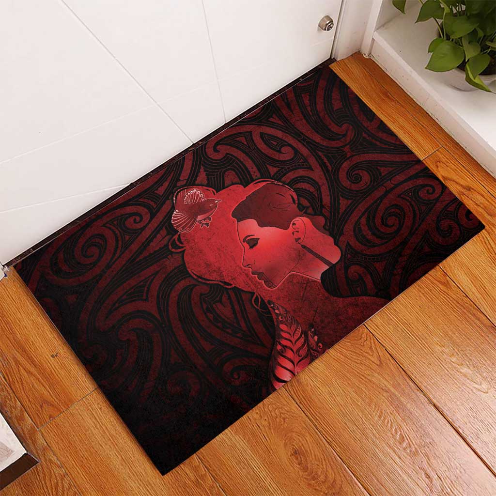 Aotearoa Mana Wahine Rubber Doormat The Spiritual Power Of Women LT05 - Polynesian Pride