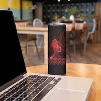 Aotearoa Mana Wahine Skinny Tumbler The Spiritual Power Of Women LT05 - Polynesian Pride