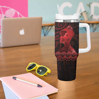 Aotearoa Mana Wahine Tumbler With Handle The Spiritual Power Of Women LT05 - Polynesian Pride