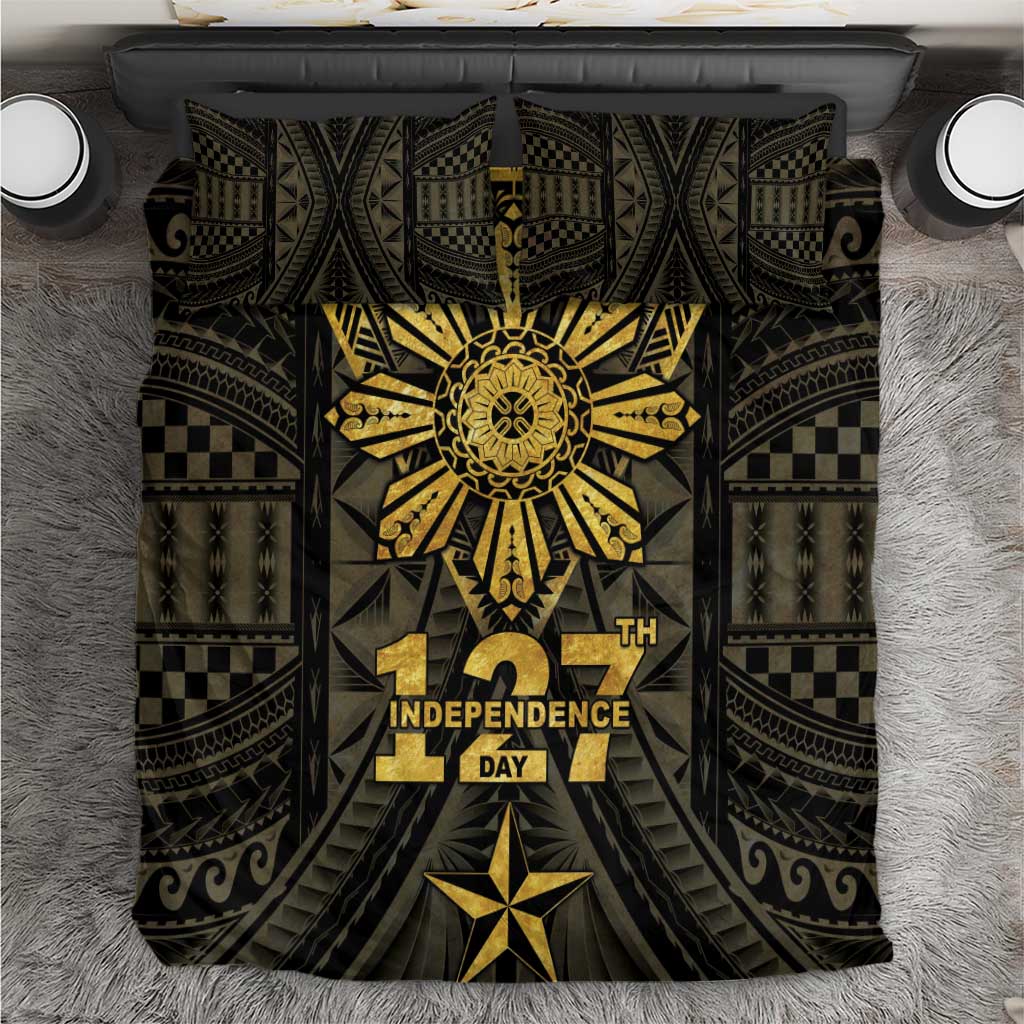 Philippines Independence Day Bedding Set Filipinos Sun Star Tribal