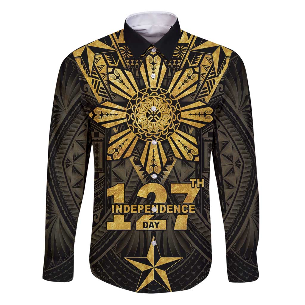 Personalised Philippines Independence Day Family Matching Puletasi and Hawaiian Shirt Filipinos Sun Star Tribal