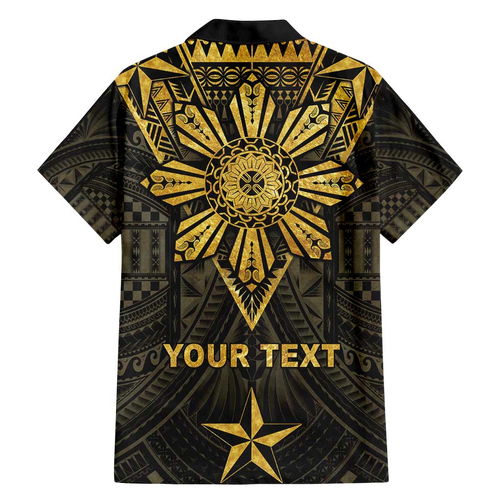 Personalised Philippines Independence Day Family Matching Tank Maxi Dress and Hawaiian Shirt Filipinos Sun Star Tribal