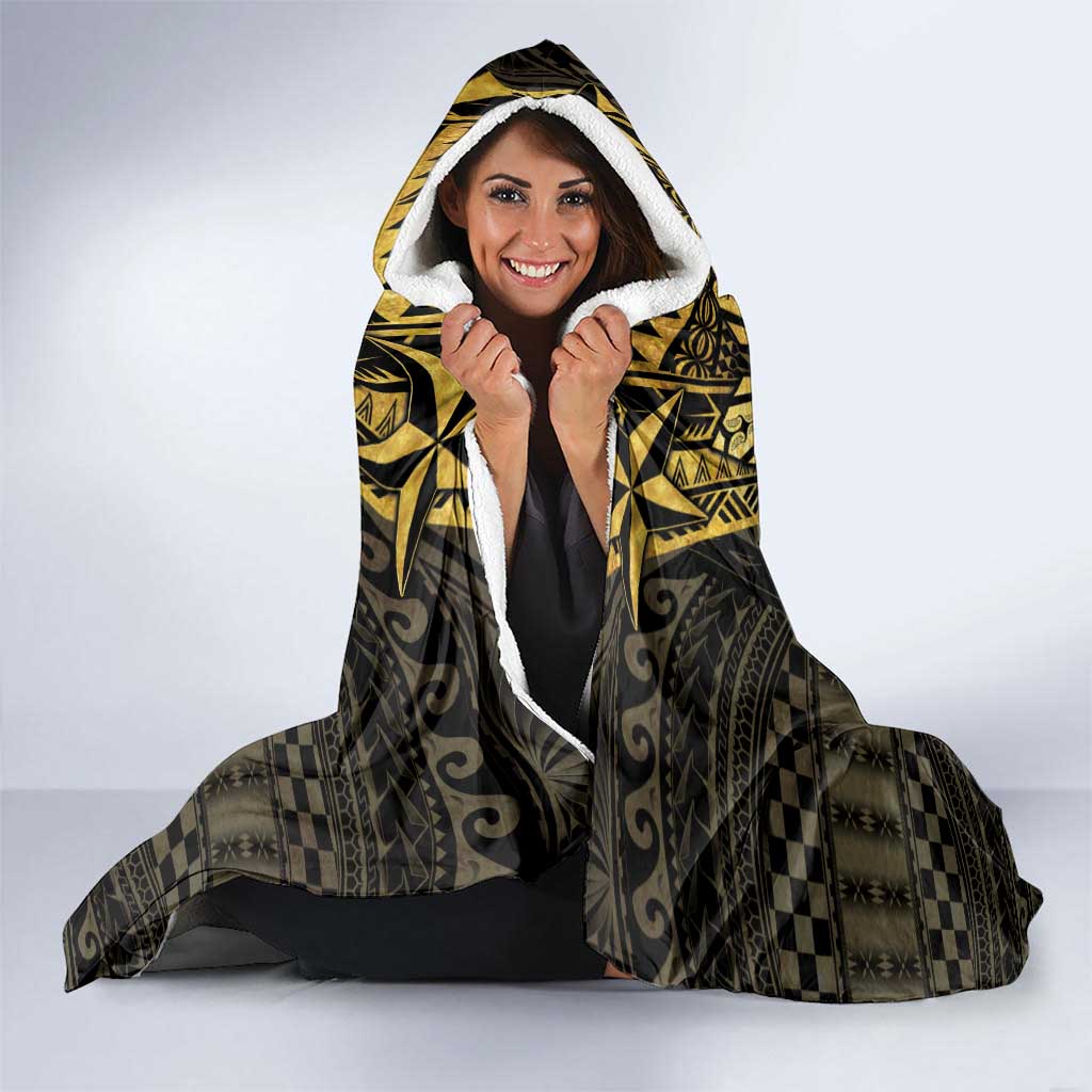Philippines Independence Day Hooded Blanket Filipinos Sun Star Tribal
