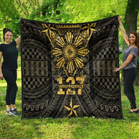 Philippines Independence Day Quilt Filipinos Sun Star Tribal