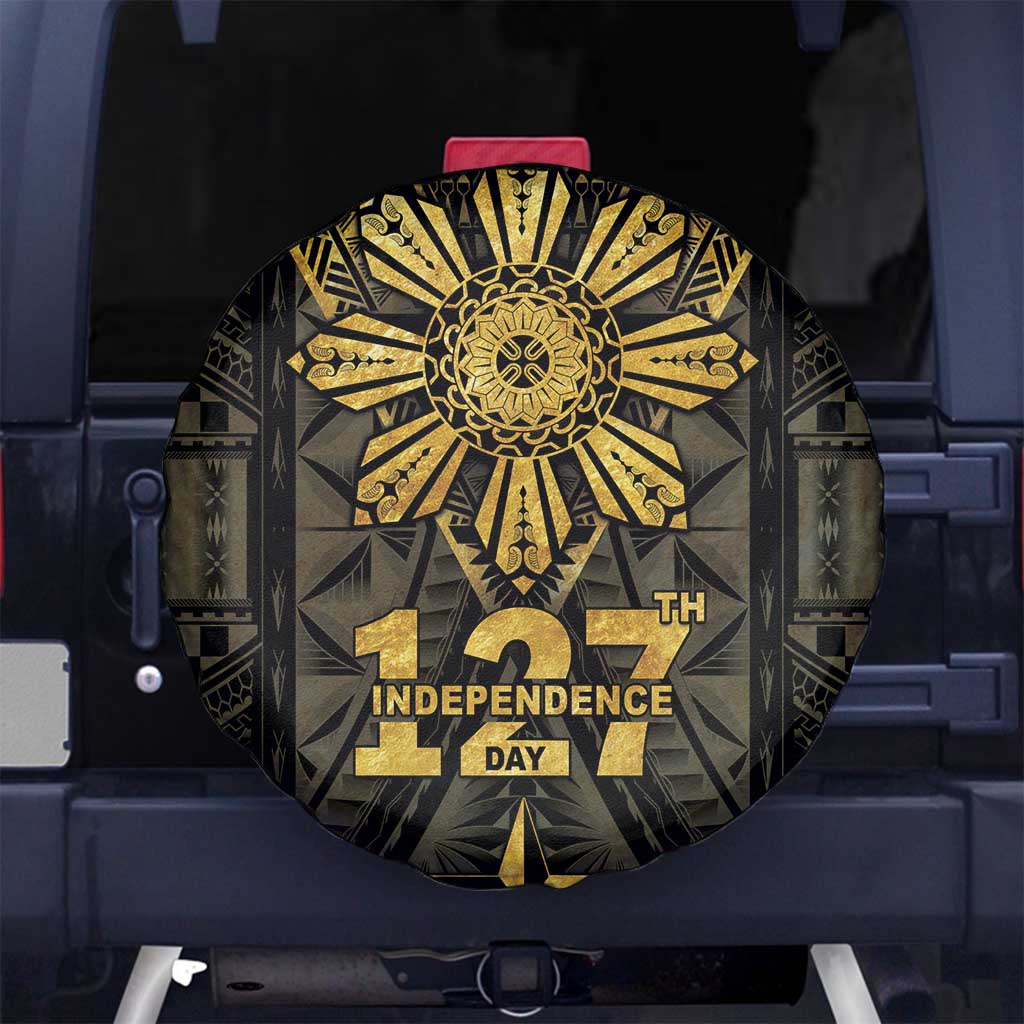 Philippines Independence Day Spare Tire Cover Filipinos Sun Star Tribal