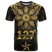 Personalised Philippines Independence Day T Shirt Filipinos Sun Star Tribal