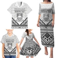 Personalised Kiribati Gospel Day Family Matching Puletasi and Hawaiian Shirt Coat Of Arms Polynesian Pattern LT05 - Polynesian Pride