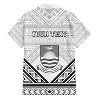 Personalised Kiribati Gospel Day Family Matching Summer Maxi Dress and Hawaiian Shirt Coat Of Arms Polynesian Pattern