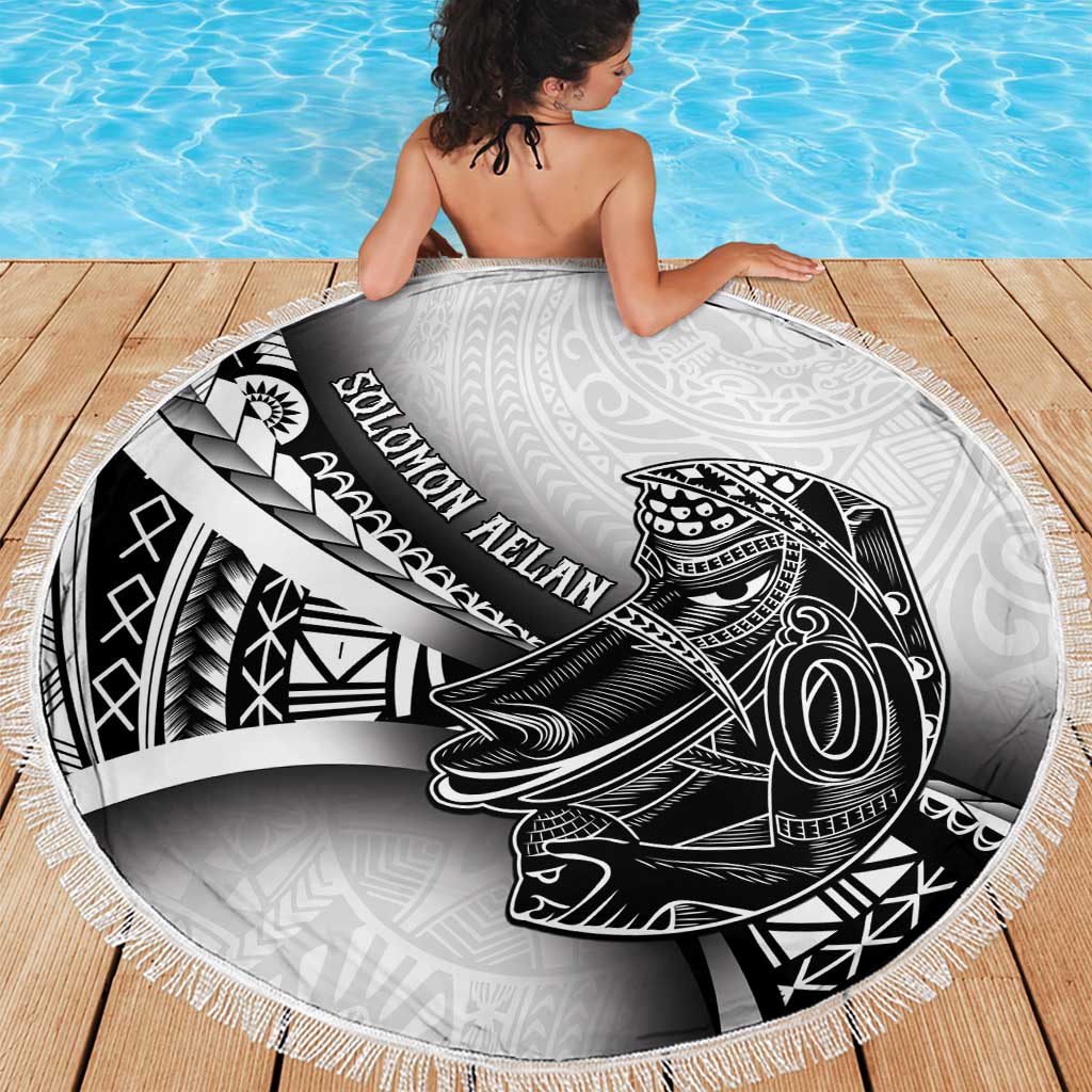 Solomon Islands Nguzunguzu Beach Blanket Polynesian Tribal Pattern LT05 - Polynesian Pride