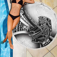 Solomon Islands Nguzunguzu Beach Blanket Polynesian Tribal Pattern LT05 - Polynesian Pride