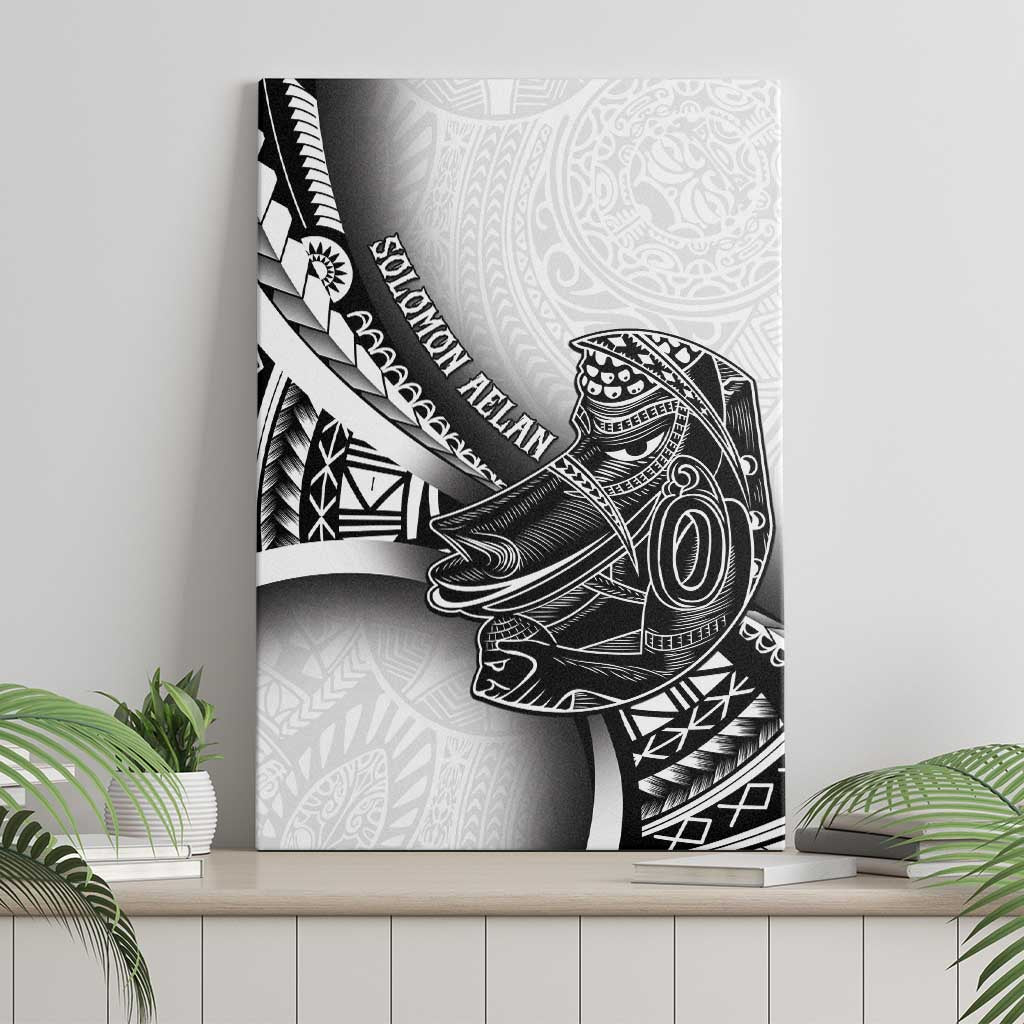 Solomon Islands Nguzunguzu Canvas Wall Art Polynesian Tribal Pattern LT05 - Polynesian Pride