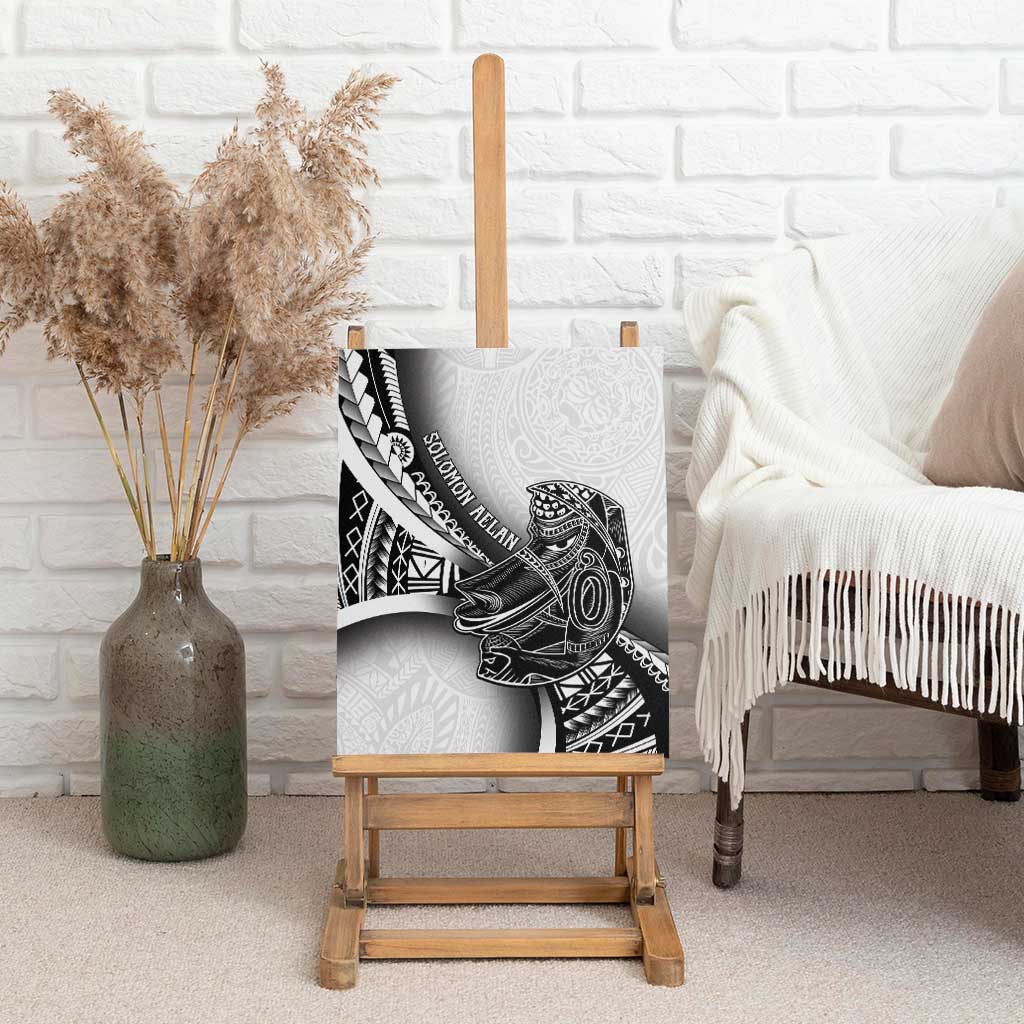 Solomon Islands Nguzunguzu Canvas Wall Art Polynesian Tribal Pattern LT05 - Polynesian Pride
