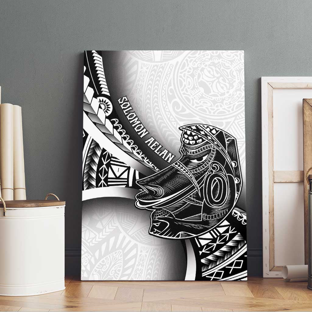 Solomon Islands Nguzunguzu Canvas Wall Art Polynesian Tribal Pattern LT05 - Polynesian Pride
