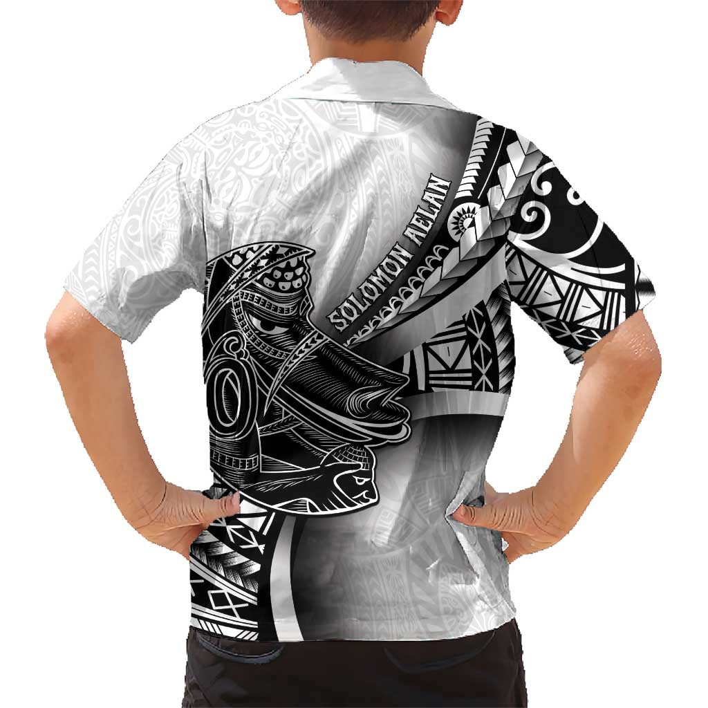 Solomon Islands Nguzunguzu Hawaiian Shirt Polynesian Tribal Pattern