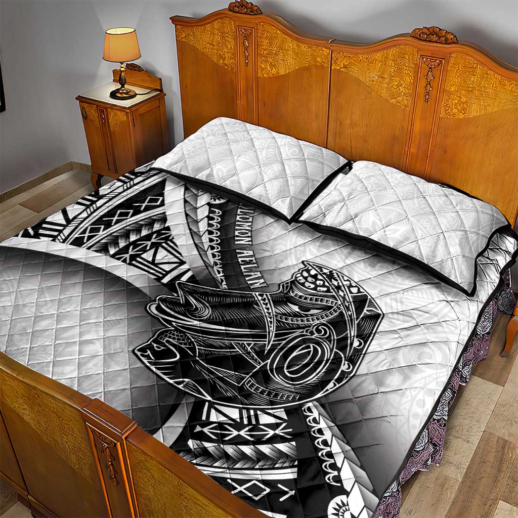 Solomon Islands Nguzunguzu Quilt Bed Set Polynesian Tribal Pattern LT05 - Polynesian Pride