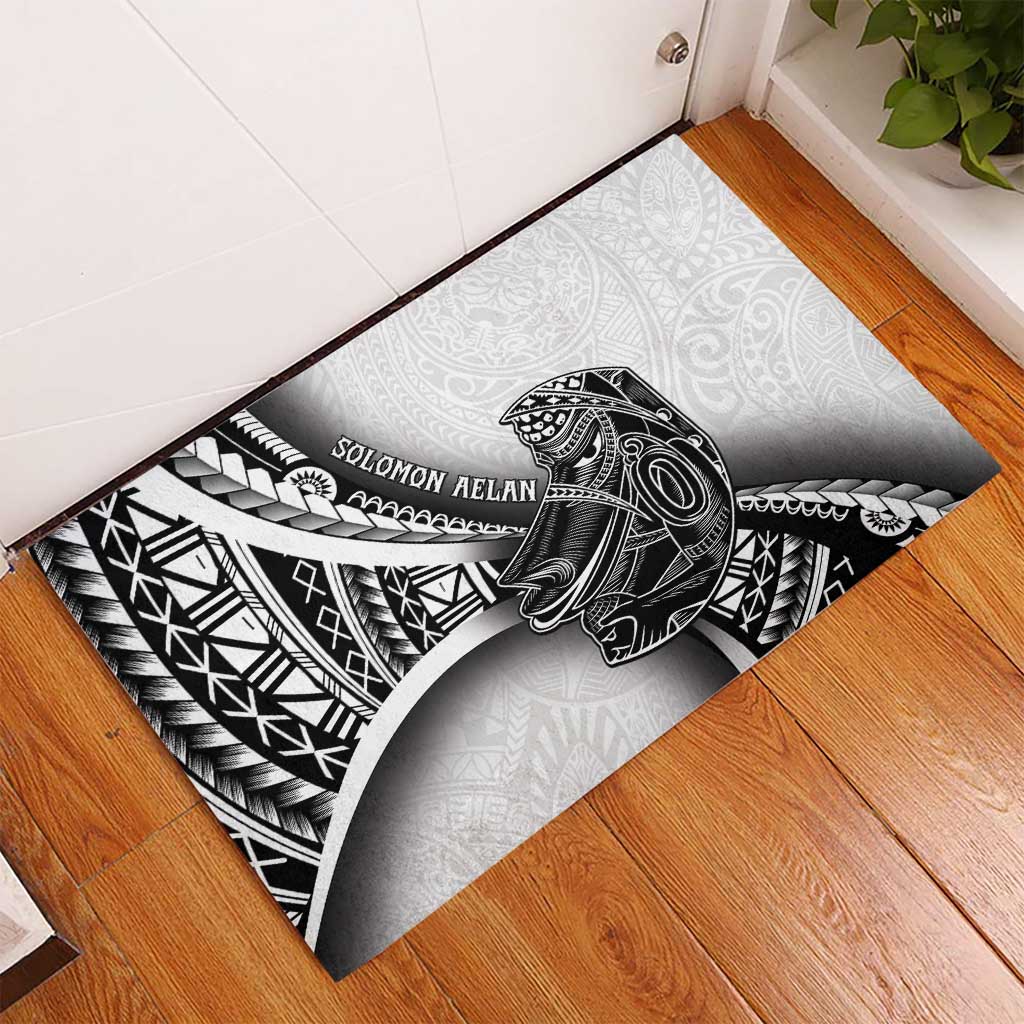 Solomon Islands Nguzunguzu Rubber Doormat Polynesian Tribal Pattern LT05 - Polynesian Pride