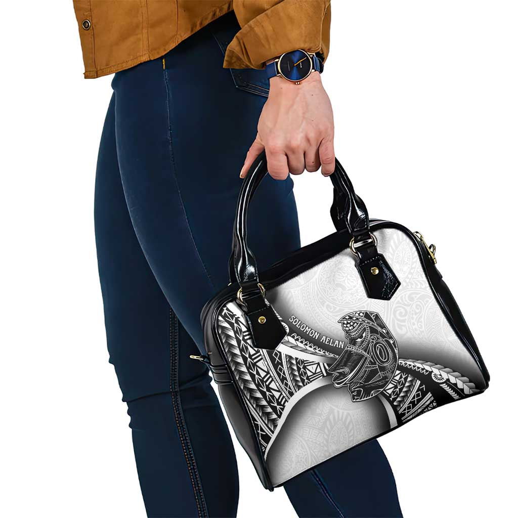 Solomon Islands Nguzunguzu Shoulder Handbag Polynesian Tribal Pattern LT05 - Polynesian Pride