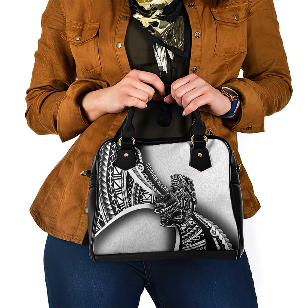 Solomon Islands Nguzunguzu Shoulder Handbag Polynesian Tribal Pattern LT05 - Polynesian Pride