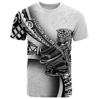 Solomon Islands Nguzunguzu T Shirt Polynesian Tribal Pattern LT05 White - Polynesian Pride