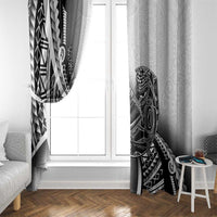 Solomon Islands Nguzunguzu Window Curtain Polynesian Tribal Pattern LT05 - Polynesian Pride