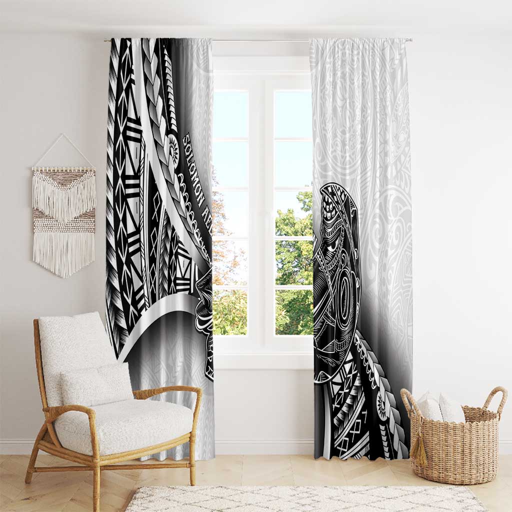Solomon Islands Nguzunguzu Window Curtain Polynesian Tribal Pattern LT05 - Polynesian Pride