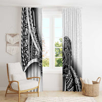 Solomon Islands Nguzunguzu Window Curtain Polynesian Tribal Pattern LT05 - Polynesian Pride