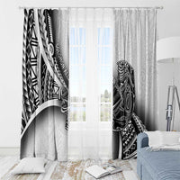 Solomon Islands Nguzunguzu Window Curtain Polynesian Tribal Pattern LT05 - Polynesian Pride