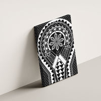 Philippines Batok Tribal Inspired Tattoo Black Canvas Wall Art LT05 - Polynesian Pride