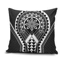 Philippines Batok Tribal Inspired Tattoo Black Pillow Cover LT05 Black - Polynesian Pride