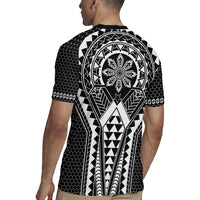 Philippines Batok Tribal Inspired Tattoo Black Rugby Jersey LT05 - Polynesian Pride