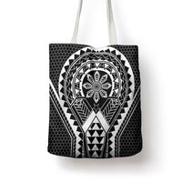 Philippines Batok Tribal Inspired Tattoo Black Tote Bag LT05 - Polynesian Pride