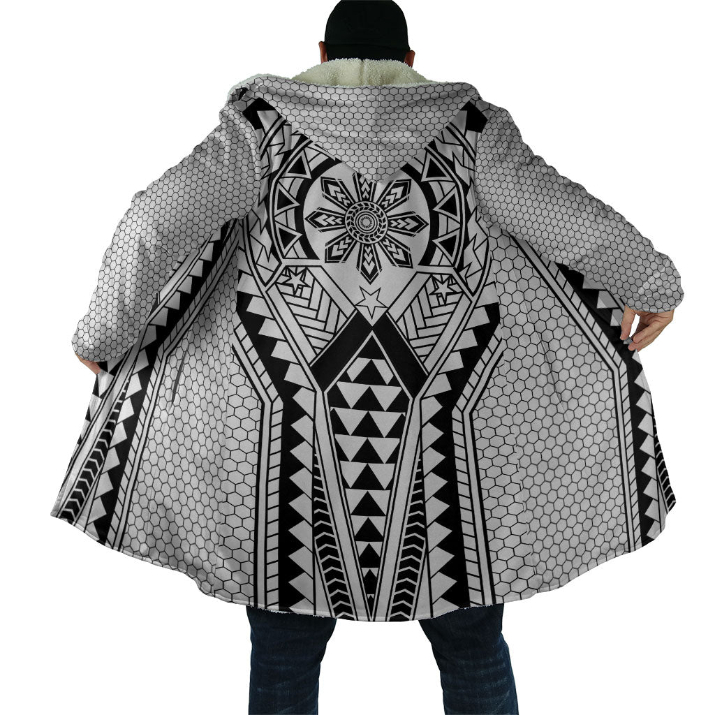 Philippines Batok Tribal Inspired Tattoo White Cloak LT05 - Polynesian Pride