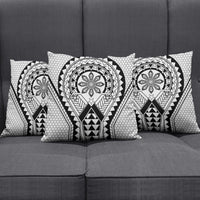 Philippines Batok Tribal Inspired Tattoo White Pillow Cover LT05 - Polynesian Pride