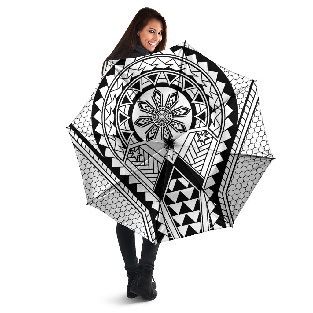 Philippines Batok Tribal Inspired Tattoo White Umbrella LT05 - Polynesian Pride