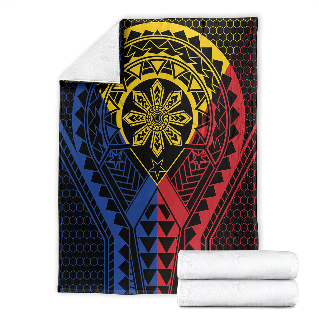 Philippines Batok Tribal Inspired Tattoo Blanket LT05 - Polynesian Pride