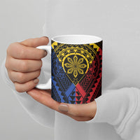 Philippines Batok Tribal Inspired Tattoo Ceramic Mug LT05 - Polynesian Pride