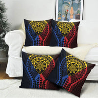 Philippines Batok Tribal Inspired Tattoo Pillow Cover LT05 - Polynesian Pride