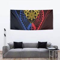 Philippines Batok Tribal Inspired Tattoo Tapestry LT05 - Polynesian Pride