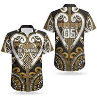 Custom Aotearoa Ngai Te Rangi Couples Matching Tank Maxi Dress and Hawaiian Shirt Maori Tribal Pattern LT05 - Polynesian Pride