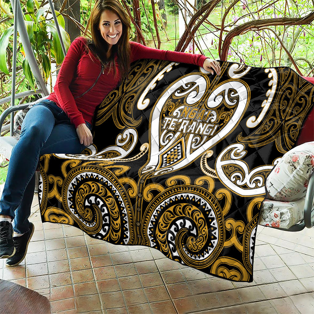 Aotearoa Ngai Te Rangi Quilt Maori Tribal Pattern LT05 - Polynesian Pride