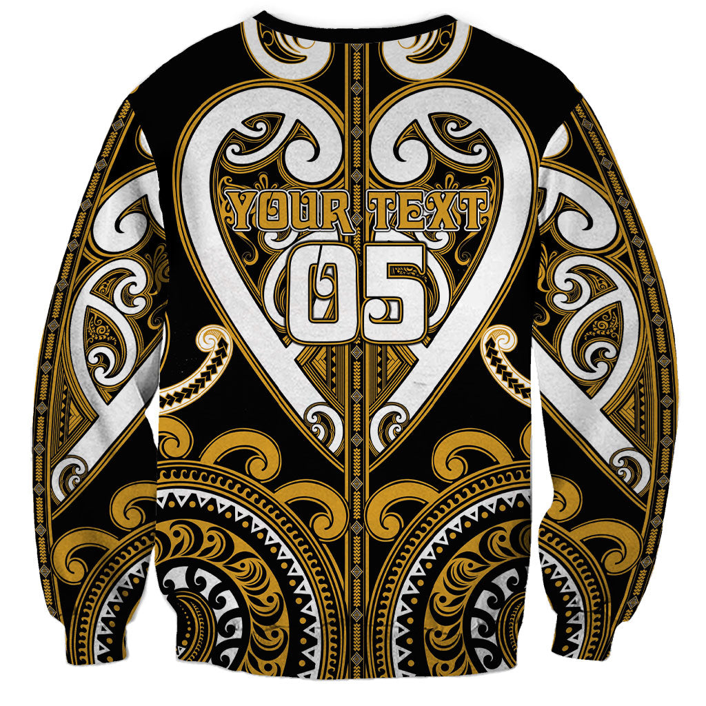 Custom Aotearoa Ngai Te Rangi Sweatshirt Maori Tribal Pattern LT05 - Polynesian Pride