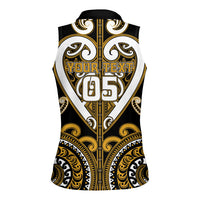 Custom Aotearoa Ngai Te Rangi Women Sleeveless Polo Shirt Maori Tribal Pattern LT05 - Polynesian Pride