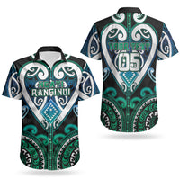 Custom Aotearoa Ngati Ranginui Couples Matching Off Shoulder Maxi Dress and Hawaiian Shirt Maori Tribal Pattern LT05 - Polynesian Pride